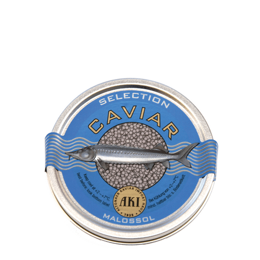 AKI »Selection Malossol Caviar 30 gr.« Blue Label - pasteurisiert